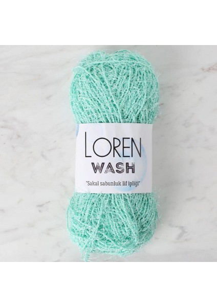 Loren Wash Yeşil El Örgü Ipi - R058 - 34014