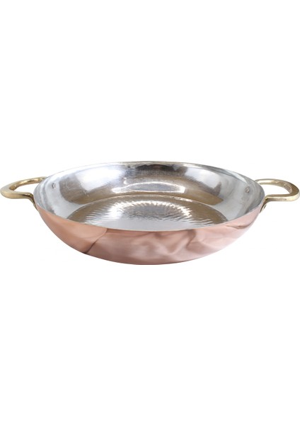 Modern Şef Tipi El Yapımı Bakır Yuvarlak Tava 30×5cm fırsatları