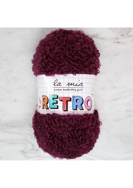 La Mia Retro Mor El Örgü Ipi - LM5131