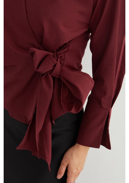 Basic Kruvaze Bağlamalı Gömlek indirimleri