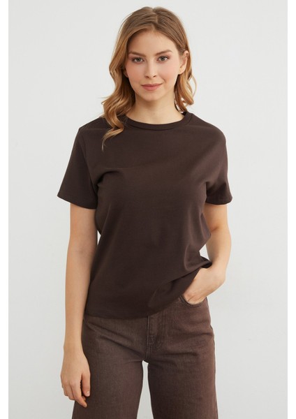 Basic Bisiklet Yaka Tişört