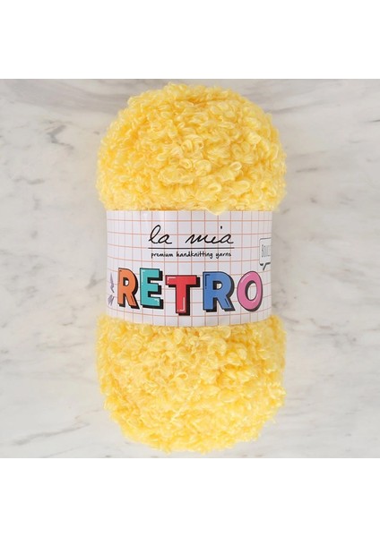 La Mia Retro Sarı El Örgü Ipi - LM0210