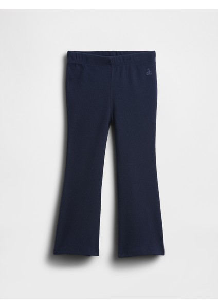 Kız Bebek Lacivert Mix & Match Fitilli Flare Legging Tayt