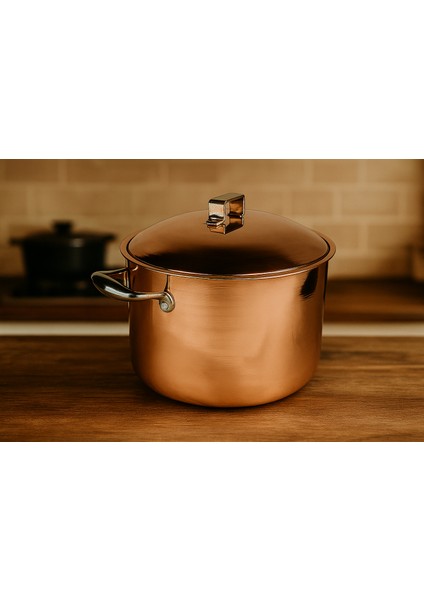 Modern Şef Tipi El Yapımı Bakır Derin Tencere 23×12CM indirimleri