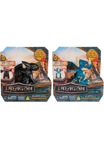 SPM-6072696 Dragons Dreamworks Mini Interaktif Ejderha Asorti 3