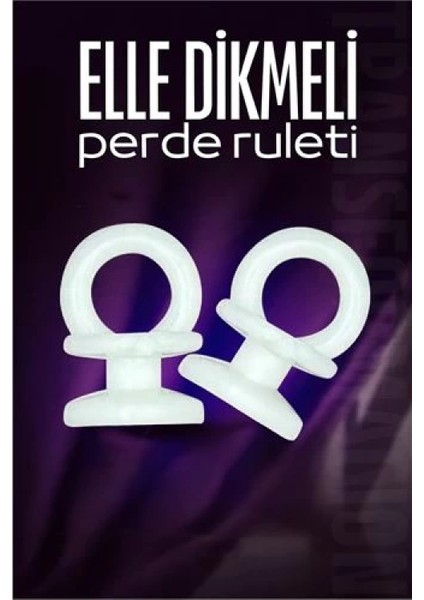 Elle Dikmeli Perde Düğmesi Perde Ruleti 38 ADET