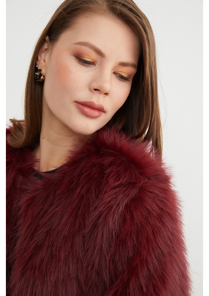 Suni Kürk Crop Ceket indirimleri