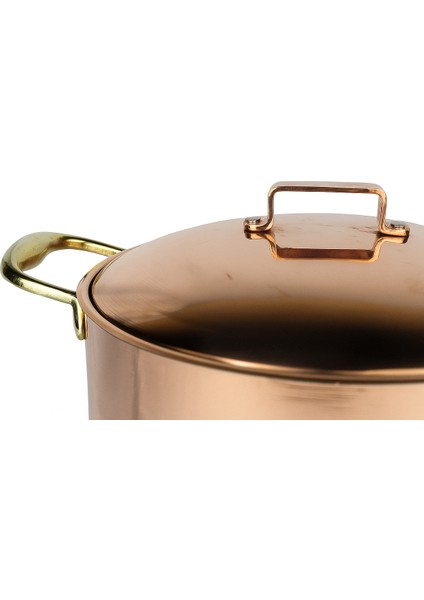 El Yapımı Bakır Derin Tencere Modern 23×12CM modelleri