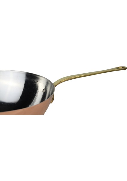 Modern El Yapımı Derin Bakır Sote ve Sos Tavası 25×9cm modelleri