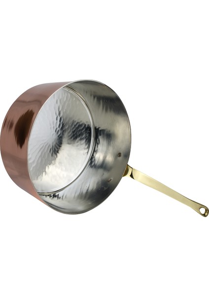 Şef Tipi Bakır Sütlük ve Sosluk Tava El Yapımı 20×10CM modelleri