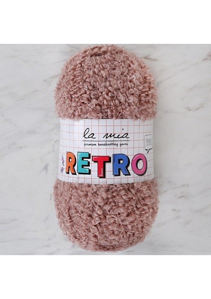La Mia Retro Açık Gül Kurusu El Örgü Ipi - LM4101