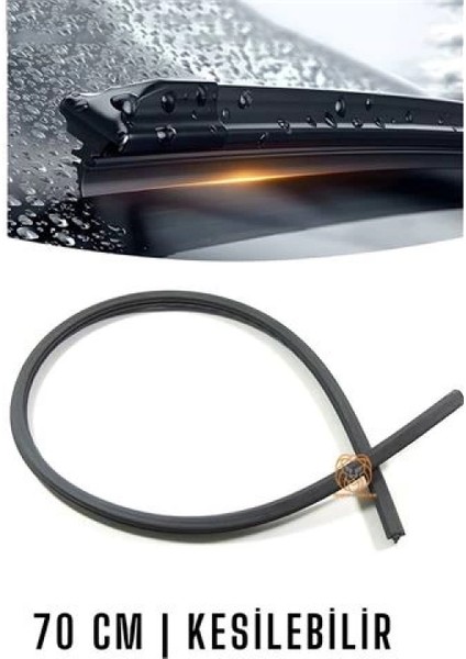 Kesilebilir 70 cm Silecek Lastiği 1 Adet