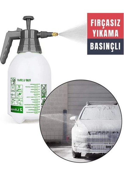 Basınçlı Köpük Püskürtme Sprey Şişe Oto Yıkama Pompası Köpük Püskürtme Şişesİ