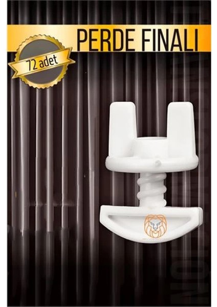 Perde Finali Perde Sonlandırıcı Stop Korniş Finali Sonu 72 Adet