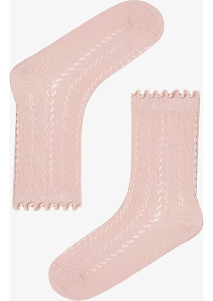 3 Çift Pamuklu Fırfırlı Soket Çorap modelleri