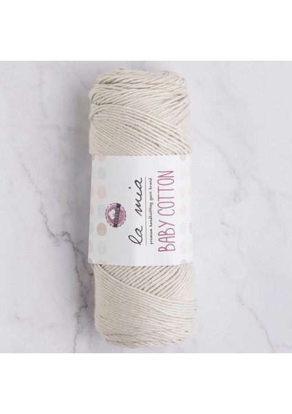La Mia Baby Cotton Açık Gri El Örgü İpi - L047 - 33624