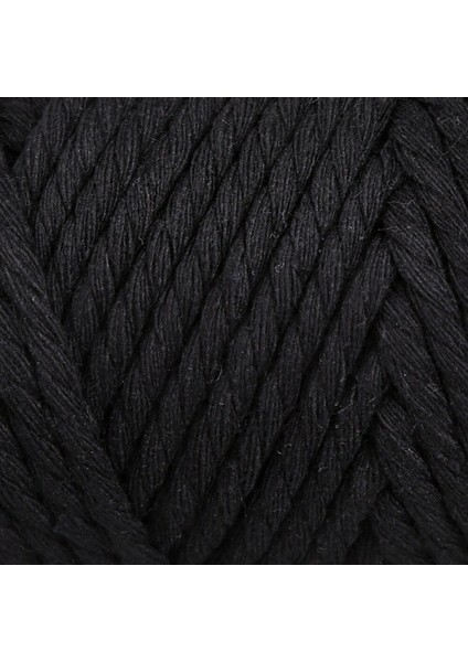 Loren Decor 3 Büküm Makrome İpi Siyah - L006 fiyatları