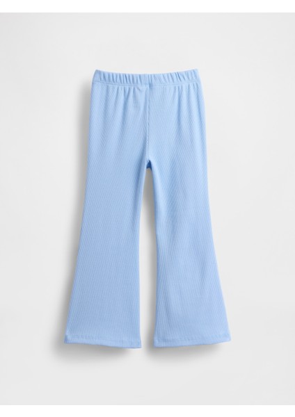 Kız Bebek Açık Mavi Mix & Match Fitilli Flare Legging Tayt fiyatları