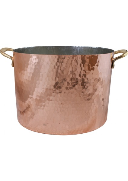 El Yapımı ve Modern Tasarım Oval Bakır Buz Kovası 26X20CM modelleri