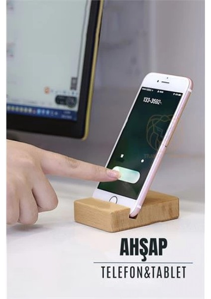 Yan-Dik Cep Telefonu Standı Ahşap Luca Salvatore Design fiyatları