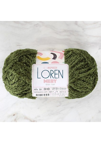 Loren Mery Yeşil El Örgü Ipi - M415 modelleri