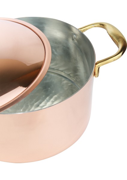 El Yapımı Bakır Pilav ve Karnıyarık Tenceresi 25×10CM modelleri