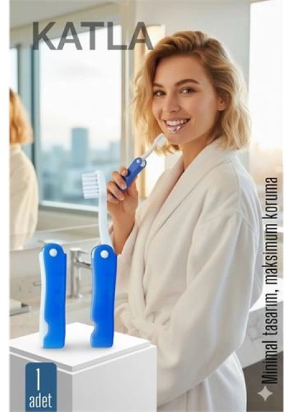 Katlanır Diş Fırçası - Seyahat Katlanır Diş Fırçası - Hijyenik Koruma, Pratik ve Kompakt Model