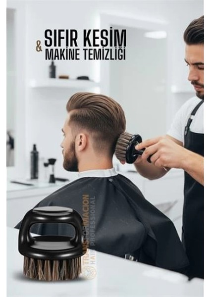 At Kılı Fade Fırça – Berberler İçin Sıfır Kesim ve Makine Temizleme Fırçası