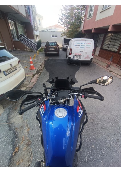 Bmw F800 Gs 2024 Uyumlu Model Tur Cami Şeffaf Veya Fume 44CM Kisa indirimleri