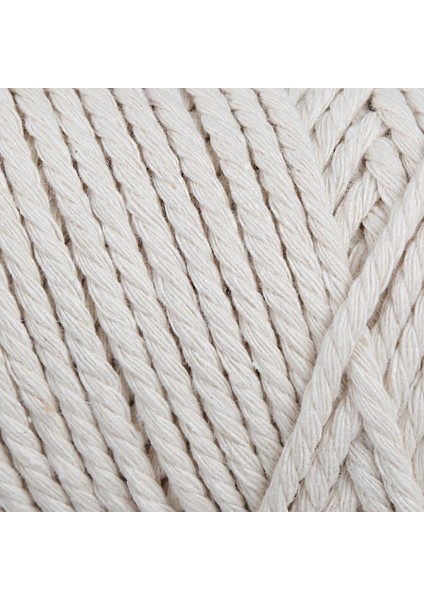 Loren Decor Slim 3 Büküm Makrome İpi Krem - L002 fiyatları