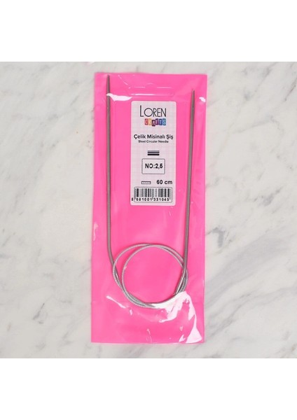 LOREN CRAFTS 2,5 MM ÇELİK MİSİNALI ŞİŞ 60 CM fırsatları