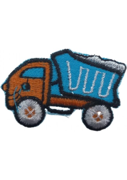 Aplike Ütü İle Yapışan Kamyon Mavi Arma 2x3 cm