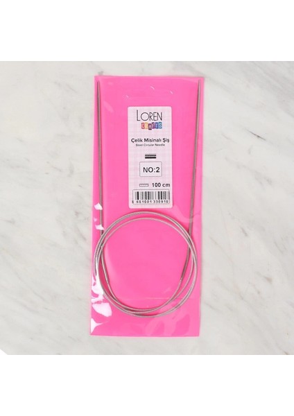 Loren Crafts 2 mm Çelik Misinalı Şiş 100 cm fiyatları