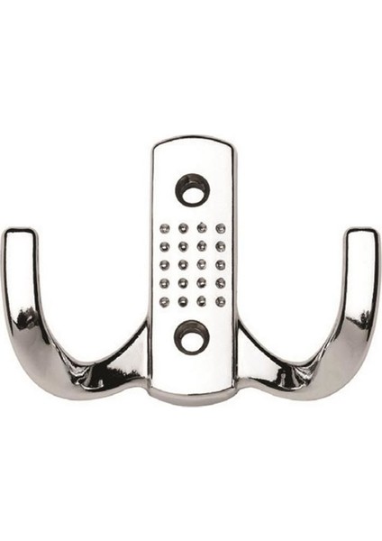 Krom Kaplama Noktalı Vestiyer Askısı 2 Li