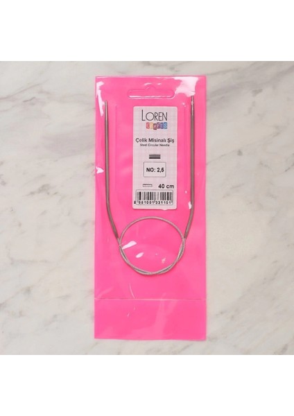 LOREN CRAFTS 2,5 MM ÇELİK MİSİNALI ŞİŞ 40 CM fırsatları