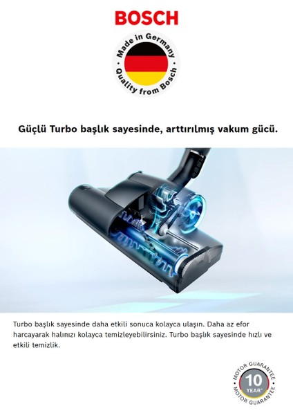 Kettle Mymoment +Kumandalı Kontrol Turbo Halı Döver Başlıklı Serie 6 Propower 850 W Toz Torbalı Süpürge indirimleri