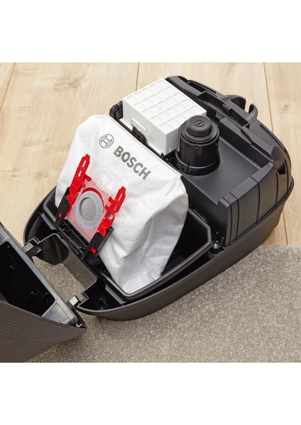 Kettle Mymoment +Kumandalı Kontrol Turbo Halı Döver Başlıklı Serie 6 Propower 850 W Toz Torbalı Süpürge