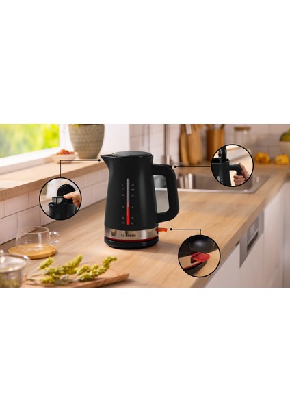 Kettle Mymoment +Kumandalı Kontrol Turbo Halı Döver Başlıklı Serie 6 Propower 850 W Toz Torbalı Süpürge