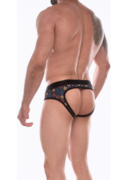 Erkek Desenli Jockstrap Çamaşır