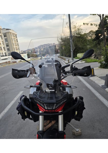 Aprilia Tuareg 660 Siperlik Ön Cam 2022-2025 Model 58CM Şeffaf Renkli 4mm