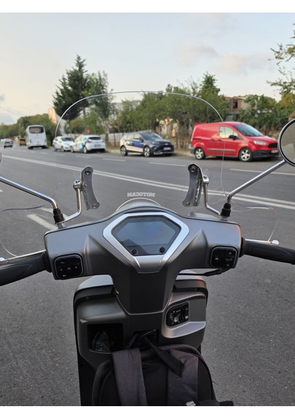 Mondial Exon 125 Ön Cam 2023-2025 Model 39CM Şeffaf Renkli 4mm Aparat Gönderilmeyecek fırsatları