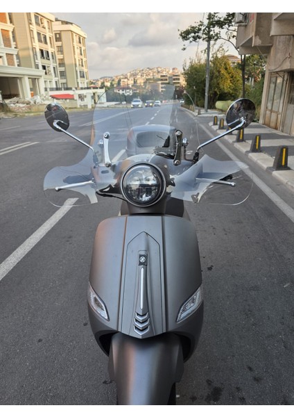 Mondial Exon 125 Ön Cam 2023-2025 Model 39CM Şeffaf Renkli 4mm Aparat Gönderilmeyecek indirimleri