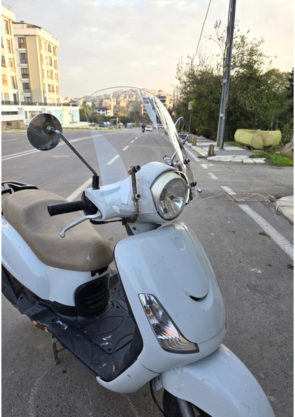 Sym Fiddle 2 3 4 Ön Cam 2009-2023 Model 44CM Şeffaf Renkli Aparat Gönderilmeyecek