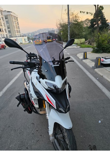 Benelli Trk 251 Siperlik Ön Cam 2019-2023 Model 56CM Füme Renkli 4mm fiyatları