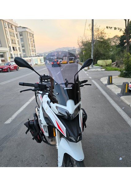 Benelli Trk 251 Siperlik Ön Cam 2019-2023 Model 56CM Füme Renkli 4mm