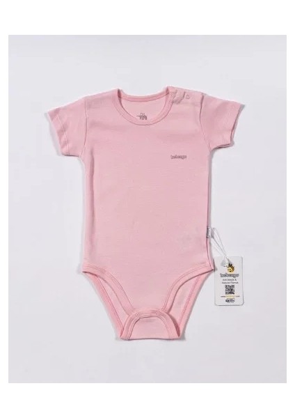Basic Kısa Kol Body Pembe