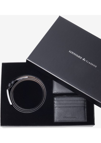 Kemer-Cüzdan-Aksesuar Set Damat Bohçası