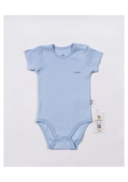 Basic Kısa Kol Body Mavi