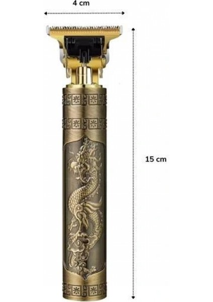 Vintage Görünümlü Güçlü 4 Farklı Başlıklı USB ŞarjlI Manuel Tıraş Makinası indirimleri