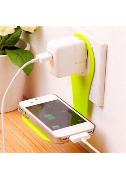 Universal Mobil Şarj Priz Askısı ve Telefon Tablet Tutucu Stand fırsatları
